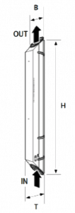 clean air wall stand unit diagram